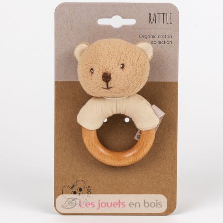 Hochet en bois Marcel l'ours EG120804 Egmont Toys 5