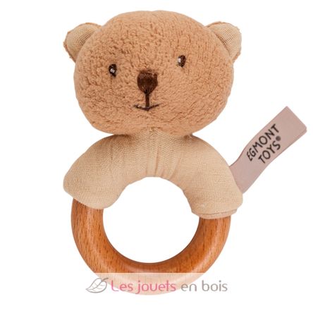 Hochet en bois Marcel l'ours EG120804 Egmont Toys 1