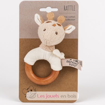 Hochet en bois Léonie la girafe EG120810 Egmont Toys 6