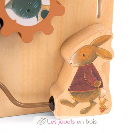 Tableau d'activités en bois bébé EG120952 Egmont Toys 4