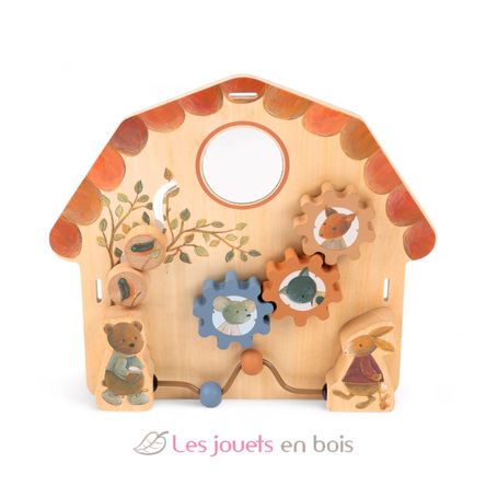 Tableau d'activités en bois bébé EG120952 Egmont Toys 1