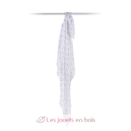 Lange mousseline - Pois gris LLJ-121-000-018 Lulujo 4