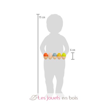 small foot® Maracas enfant Groovy Beats bois