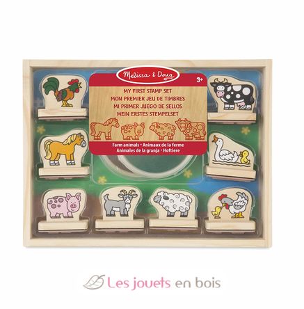 Mes premiers tampons Animaux de la ferme MD12390 Melissa & Doug 1