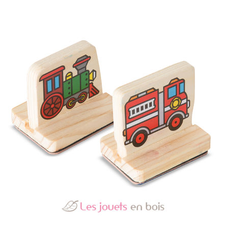 Mes premiers tampons encreurs Véhicules MD12391 Melissa & Doug 3