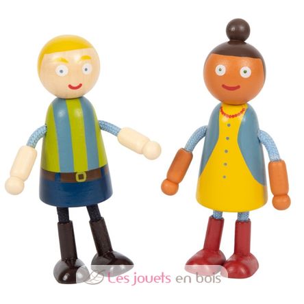 Famille de poupées avec fauteuil roulant LE12396 Small foot company 4