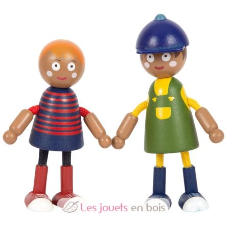 Famille de poupées avec fauteuil roulant LE12396 Small foot company 5