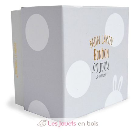 Lapin Bonbon taupe 20 cm DC1240 Doudou et Compagnie 3