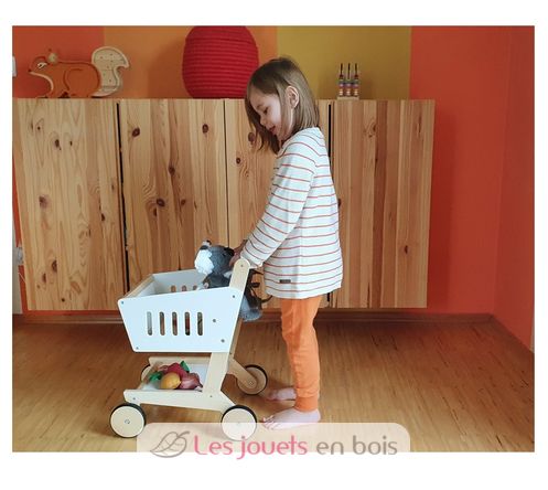 Petit caddie enfants enfant en bas âge caddie jouet semblant modèle de  caddie d'épicerie 