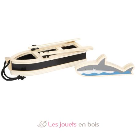 Bateau pirate en bois LE12411 Plan Toys 12