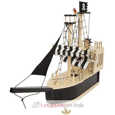 Bateau pirate en bois LE12411 Plan Toys 4