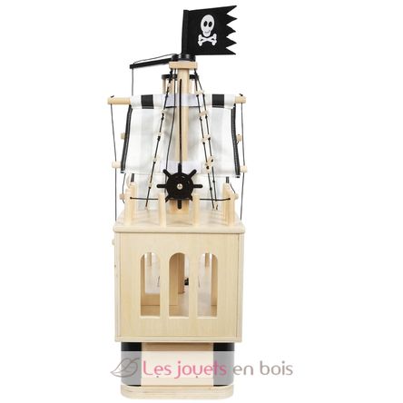 Bateau pirate en bois LE12411 Plan Toys 6