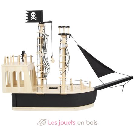 Bateau pirate en bois LE12411 Plan Toys 7