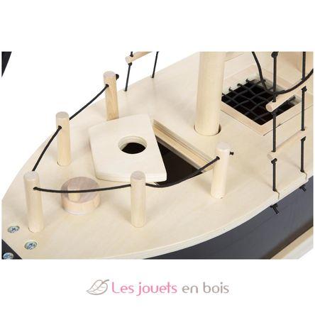 Bateau pirate en bois LE12411 Plan Toys 8