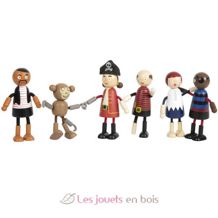 Poupées souples Pirates LE12412 Small Foot company 2