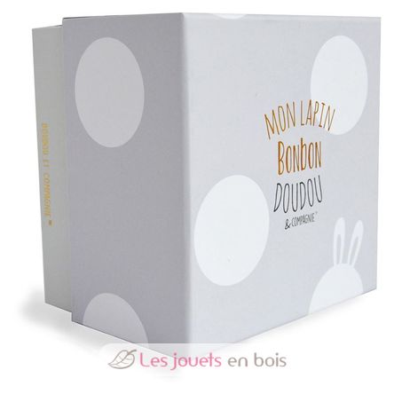 Lapin Bonbon taupe 30 cm DC1243 Doudou et Compagnie 4