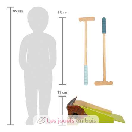 Mini golf pour enfants Taupe LE12439 Small foot company 5
