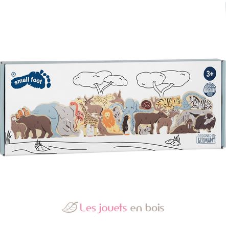 Puzzle de lettres Animaux LE12465 Small foot company 10