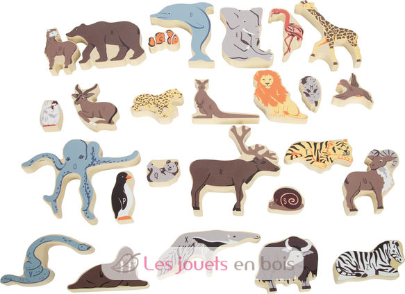 Puzzle de lettres Animaux LE12465 Small foot company 2