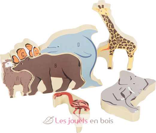 Puzzle de lettres Animaux LE12465 Small foot company 3