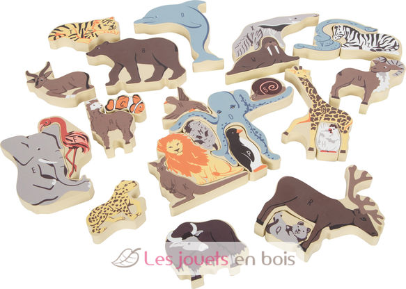 Puzzle de lettres Animaux LE12465 Small foot company 7