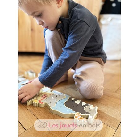 Puzzle de lettres Animaux LE12465 Small foot company 6