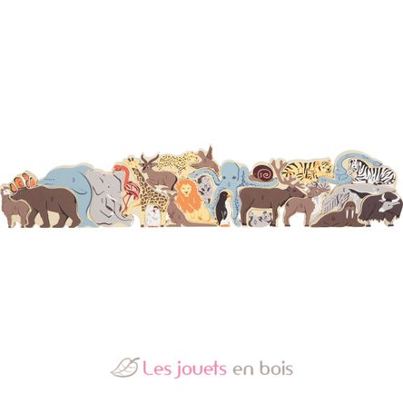 Puzzle de lettres Animaux LE12465 Small foot company 1