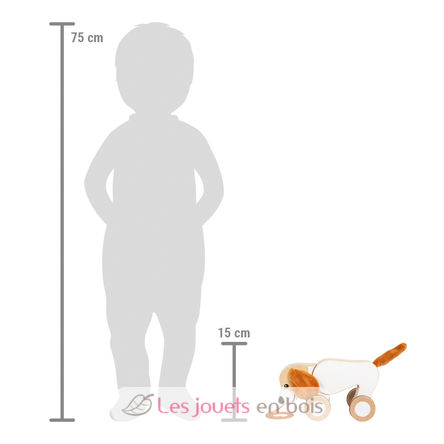 Chien à tirer avec oreilles crépitantes LE12562 Small foot company 4