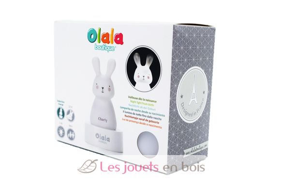 Veilleuse Charly le lapin EFK-126-000-002-V2 Olala 5