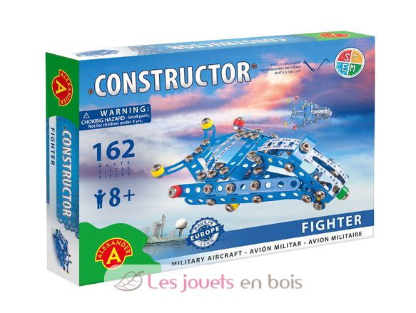 Constructor Fighter - Avion militaire AT-1264 Alexander Toys 1