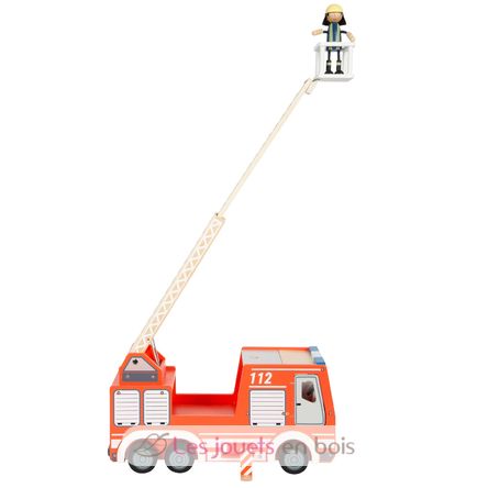 Camion de pompiers rouge LE12657 Small Foot company 3