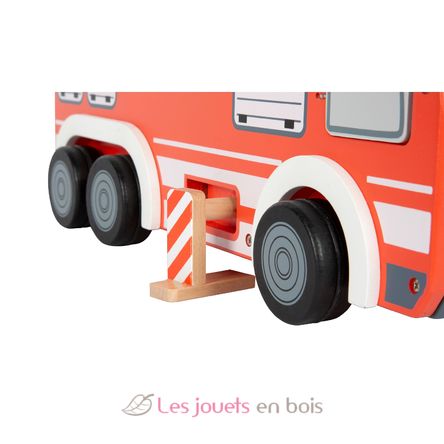 Camion de pompiers rouge LE12657 Small Foot company 5