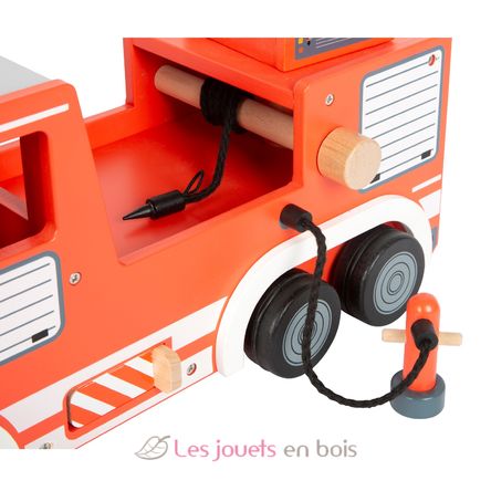 Camion de pompiers rouge LE12657 Small Foot company 6