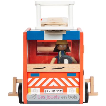 Camion de pompiers rouge LE12657 Small Foot company 7