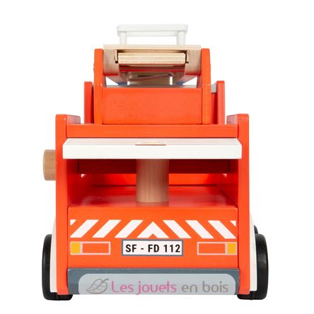 Camion de pompiers rouge LE12657 Small Foot company 8