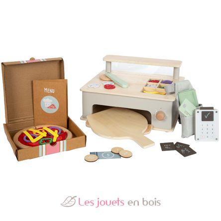 Ensemble de pizzeria en bois LE12696 Small Foot company 1