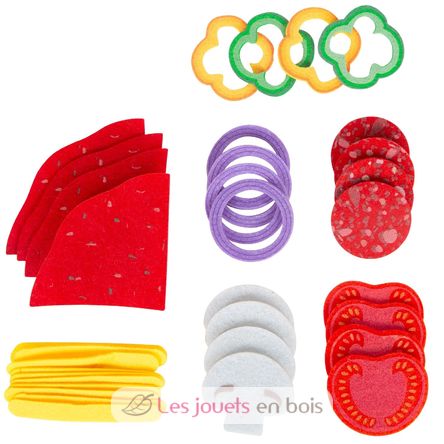 Ensemble de pizzeria en bois LE12696 Small Foot company 5
