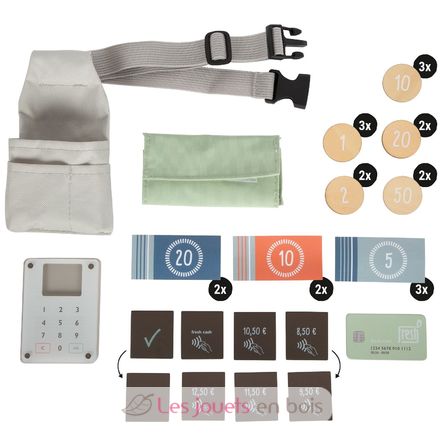 Ensemble de pizzeria en bois LE12696 Small Foot company 6