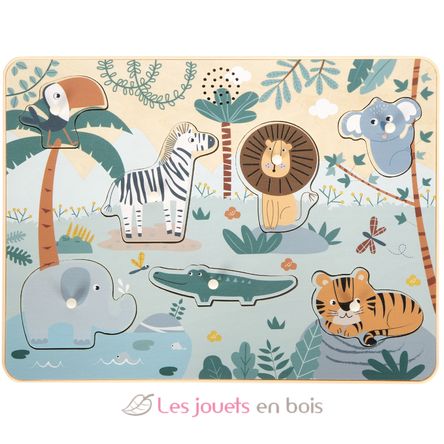 Puzzle sonore Safari LE12755 Small Foot company 1