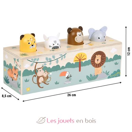 Jeu à pression avec cris des animaux Safari LE12757 Small Foot company 5