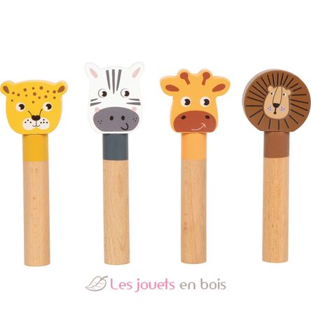 Pop-up animaux sauteurs Safari LE12758 Small Foot company 6