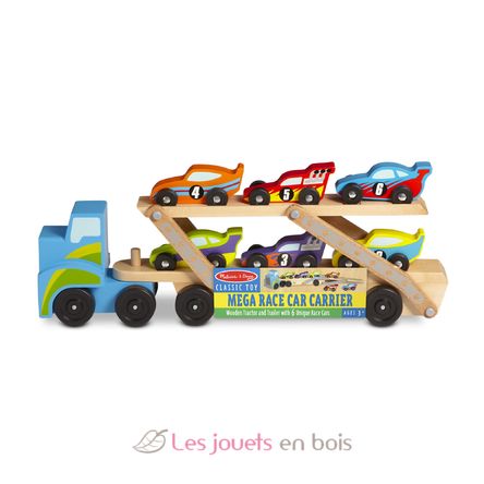 Porte-voitures de course géant MD12759 Melissa & Doug 5
