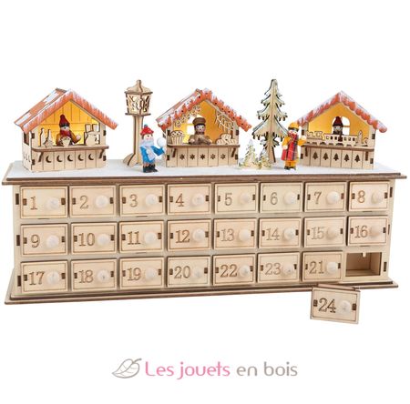 Calendrier de l'Avent Marché de Noël LE1290 Small foot company 1