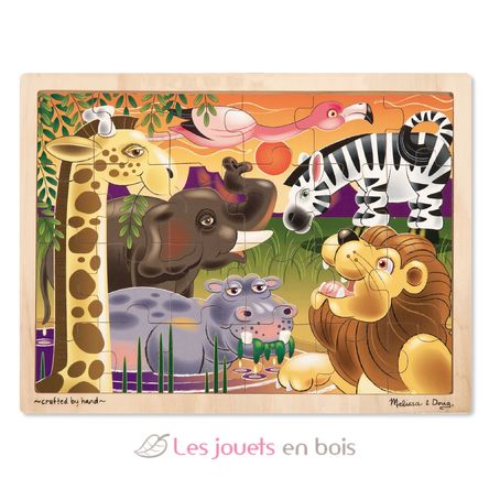 Puzzle Plaines Africaines MD12937 Melissa & Doug 1