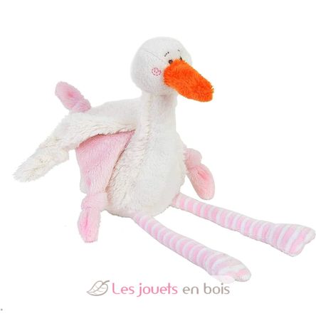 Peluche Cigogne Stella rose 25cm HH-131500 Happy Horse 1