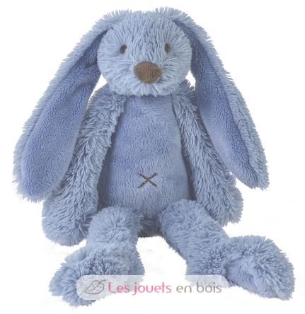 Petite peluche Lapin lapin gris avec pompon blanc de la marque