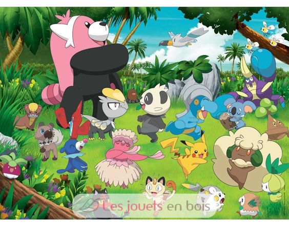 Puzzle Pokémon sauvages 300 pcs XXL RAV132454 Ravensburger 2