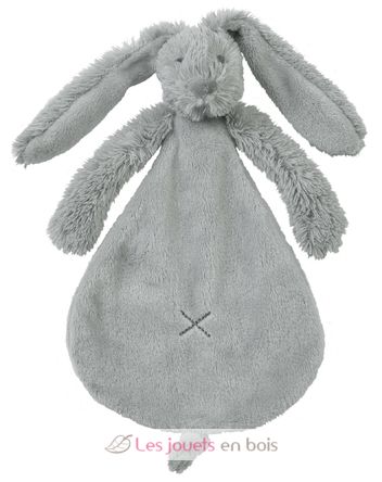 Doudou Lapin Richie gris clair 25 cm HH132632 Happy Horse 1