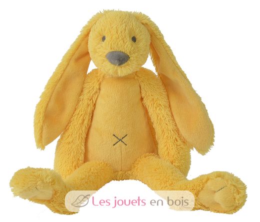 Peluche Lapin Richie jaune 38 cm HH132640 Happy Horse 1