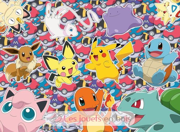 Puzzle Prêt pour la bataille Pokémon 100 pcs XXL RAV-13338 Ravensburger 3